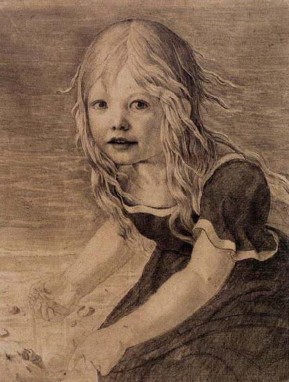 Karl friedrich schinkel Portrait of the Artist-s Daughter